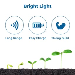 NCS Aura Flashlight Torch, 3.7 V 6000 mAh Lithium-Ion Battery, Can Be Used In Agricultural Activities, Outdoor Activities, and Home 3