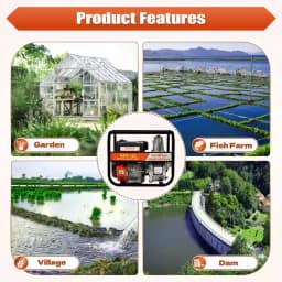 Neptune NPP-30 Water Pump, 3 Inch Outlet, 6.5 HP, 196 CC 4 Stroke Petrol Engine, 3600 RPM Ideal for Farming, Irrigation, Draining & Gardening 9