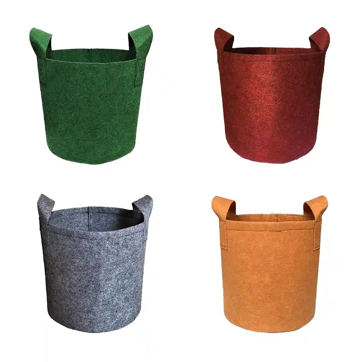 GARDECO Eco Friendly Geo Fabric Non Woven 400 GSM Breathable Multicolor Grow Bags for Terrace Gardening - Image 1