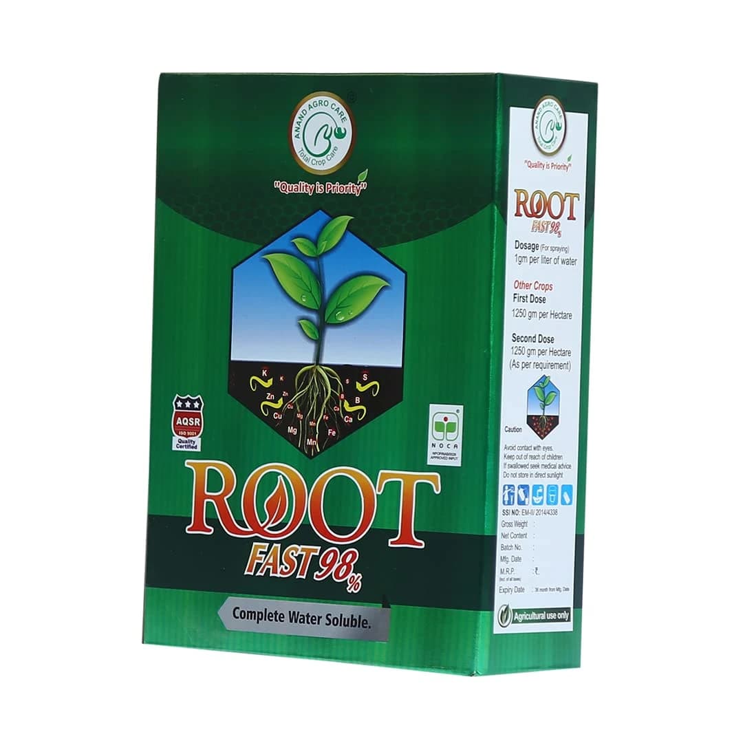Anand Root-Fast Powder (Super Potassium Hamate 98%) Plant Growth Promoter, Improves Soil Health And The Nutrient Uptake - Image 4