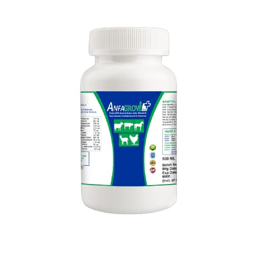 Anfagrow Plus Growth Promoter for Cattle, Cow, Buffaloes, Horses, Goats & Sheep, Poultry, Animal Feed Supplements - Image 5
