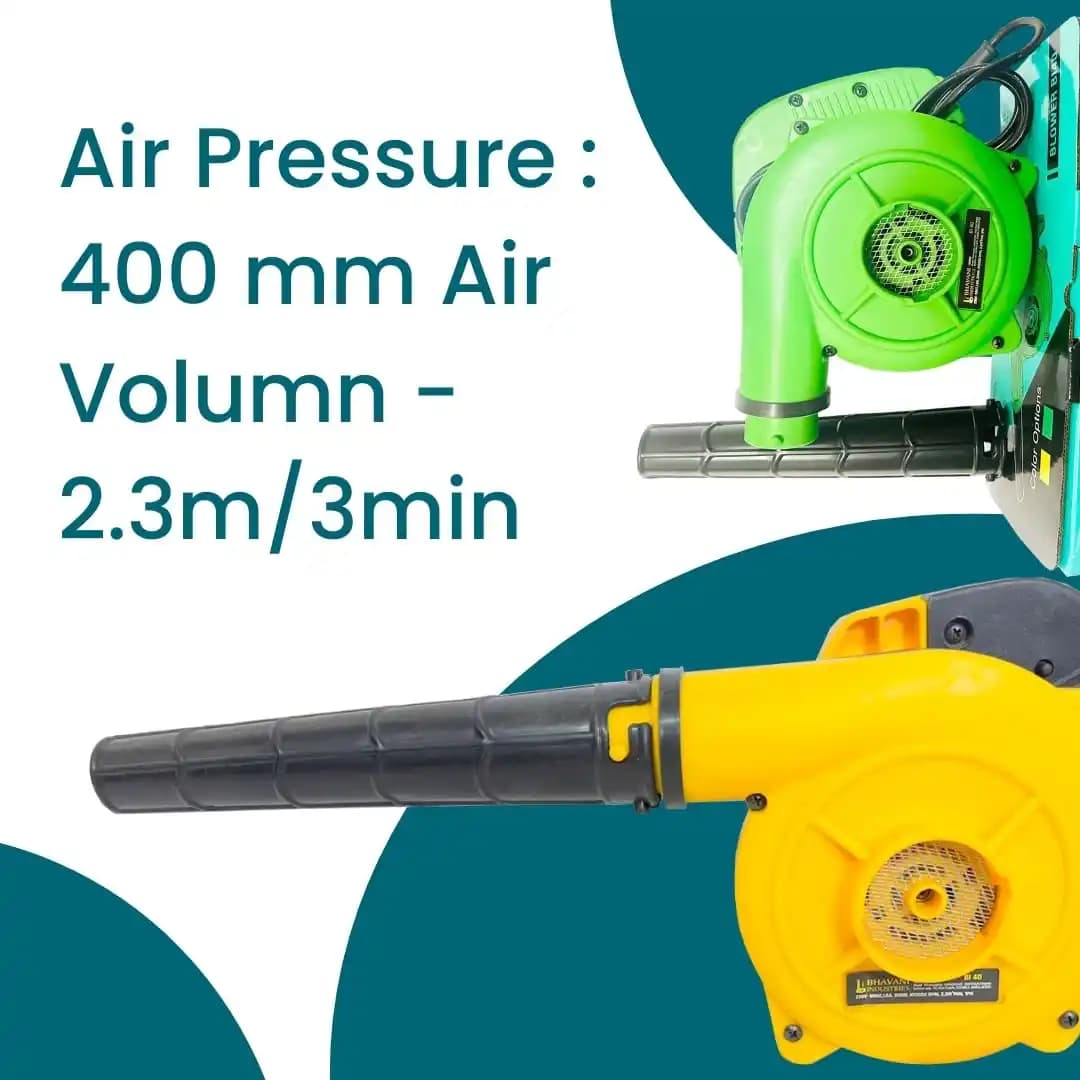 Radhe BI40 Professional Blower 13000 RPM, 650W, Air Flow of 2.3 m3-min Efficiently Removes Dust, Corded Electric - 1 Year Warranty - Image 3