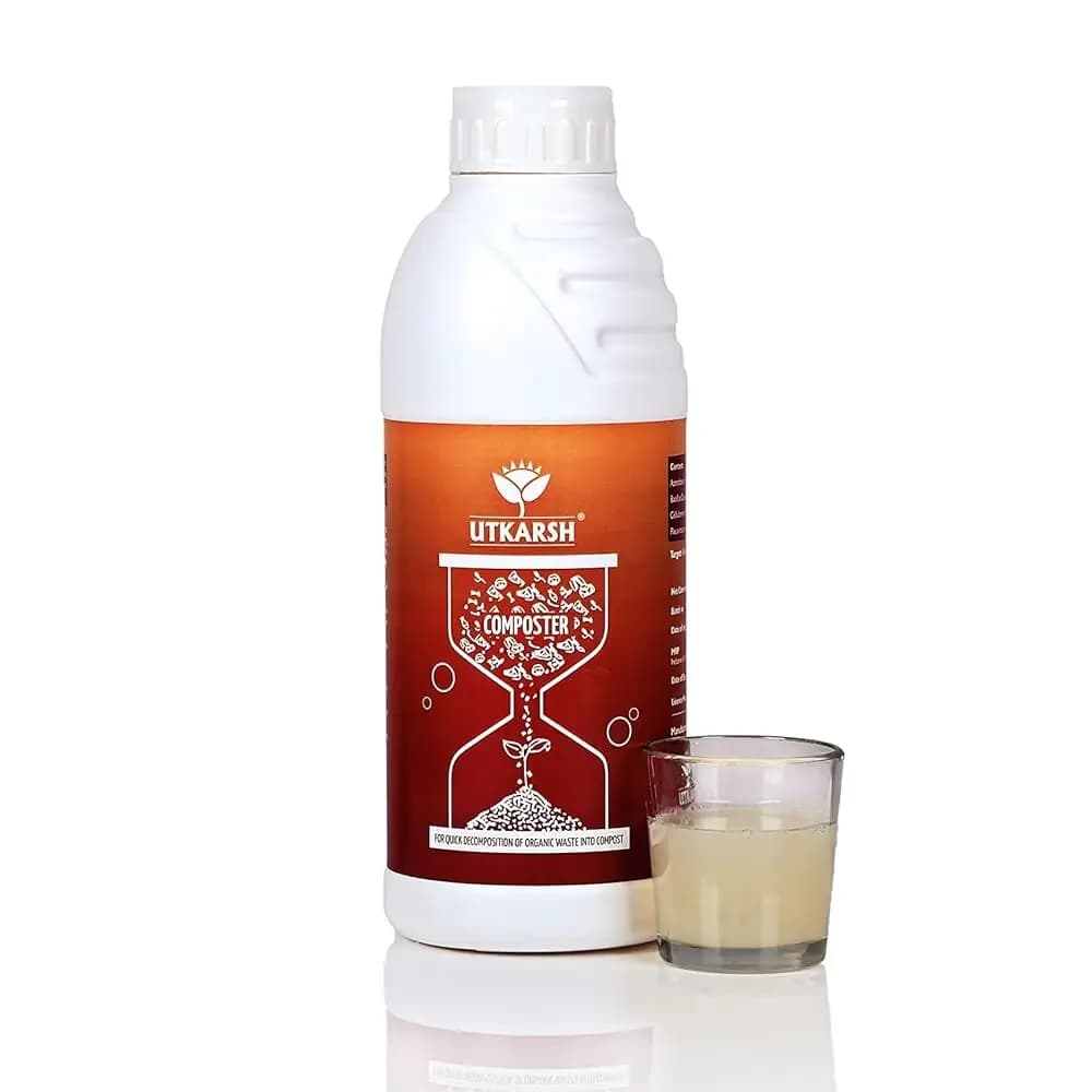 Utkarsh Composter-L (Quick Decomposition Of Organic Waste Into Compost) Waste Decomposer, Accelerate Decomposition of Kitchen, Garden Waste - Image 2