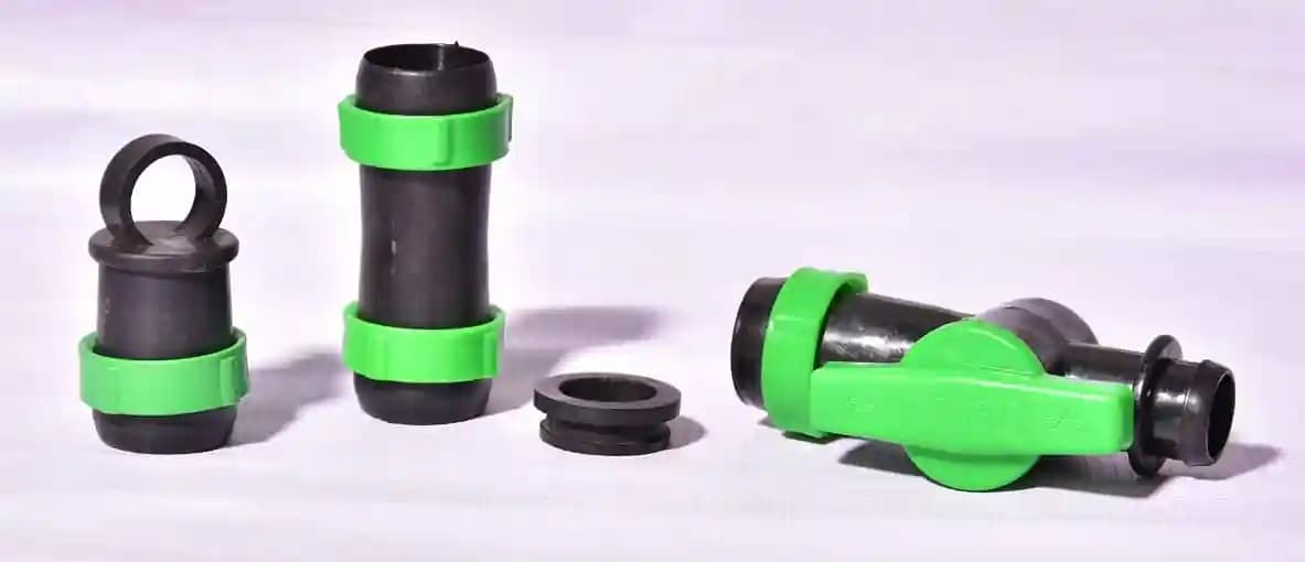 Siddhi Vinayak Rain Pipe 100 Meter Length With Accessories (Cock, Rubber Grommet, Joiner, End Connector) UV Resistant, Easy To Use And Setup. - Image 6