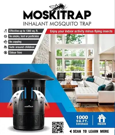 Inhalant Mosquito Trap Indoor GM918 Ultra-Light Weight, Light Weight And Easy To use - Image 4