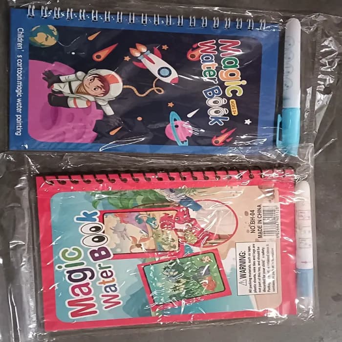 Magic Water Quick Dry Book Water Coloring Book Doodle With Magic Pen Painting Board - Image 12