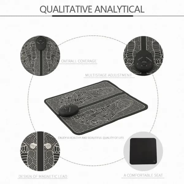 EMS Electric Foot Massager, Portable Circulation Stimulator - 8 Modes - Image 8