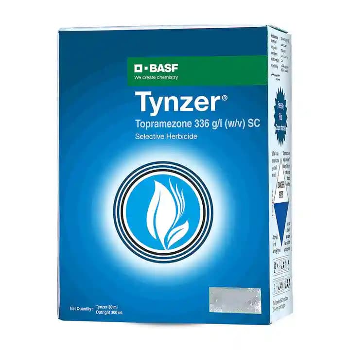 BASF Tynzer Topramezone 33.6% SC + Flux Free, Selective Herbicide, Broad Spectrum Weed Control - Image 1