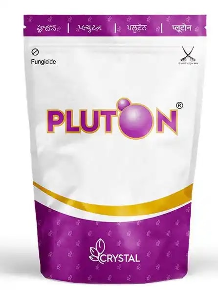 Crystal Pluton Azoxystrobin 11.5% + Mancozeb 30% WP, Contact and Systemic Broad spectrum fungicide with protective action for Tomato.