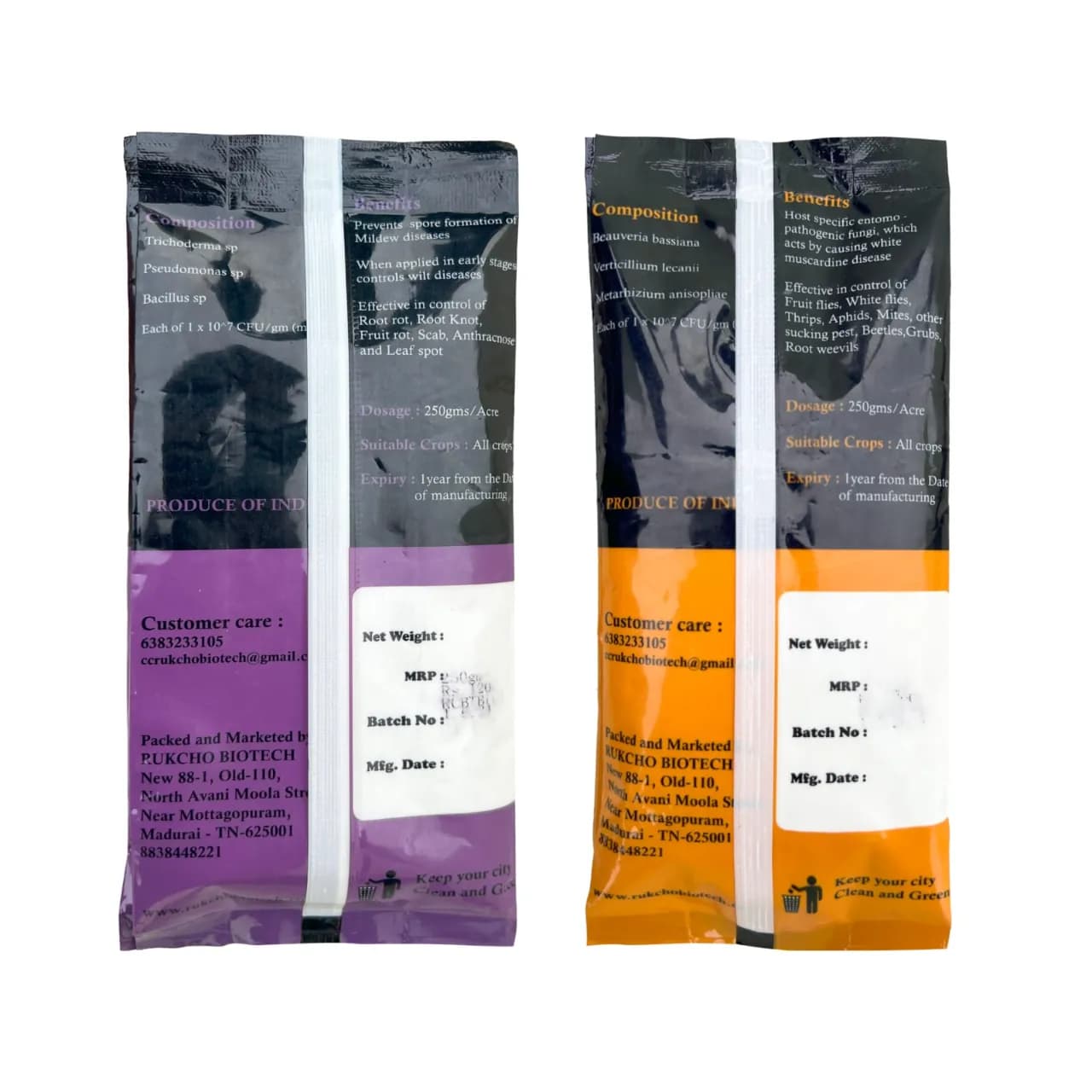 Royal Rukcho Biotech 2 In 1 Combo (Infinity 250 Gm + Fidelity 250 Gm) Biological Fertilizer and Controlling All Sucking Pests and Fungal Disease - Image 2