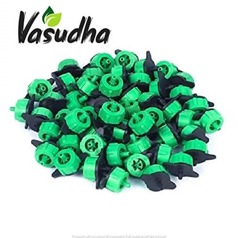 Vasudha Irrigation Adjustable Green Dripper 8 LPH For Drip Irrigation - Image 3