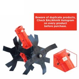 Balwaan Tiller Attachment for Brush Cutter, 28mm S Type Weeder in Fruits and Vegetables 5