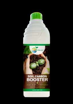 Vikalp Soil Carbon Booster, Humic Acid Liquid Soil Application Fertilizer, 10% Humic Acid, 5% Amino Acid, 3% Seaweed Extract, and 1% Plant Extract 4
