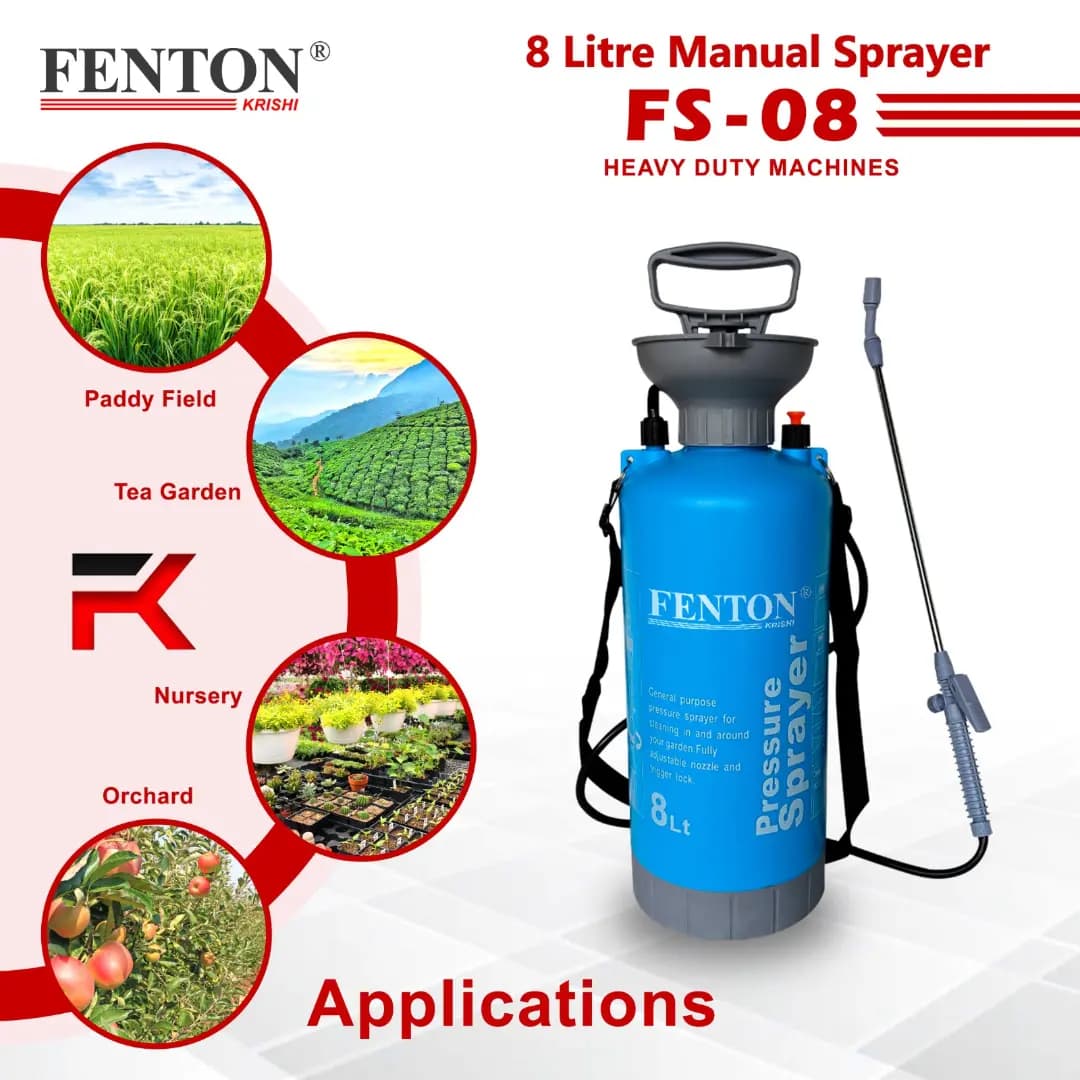 Fenton Krishi FS-08 8 Litre pressure Sprayer, Haevy Duty Machine - Image 2