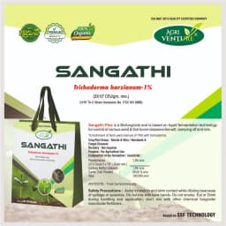 Agriventure SANGATHI (Trichoderma Harizianum 1%) Bactericide, Organic Product Bio Fungicide 3