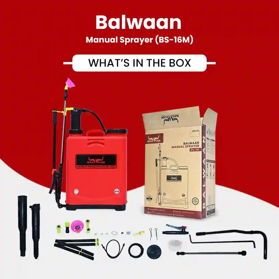 Balwaan BS-16M Manual Sprayer, Use for Pest Control In Garden and Agriculture, 16 L Tank Capacity - Image 4