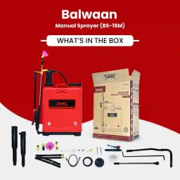 Balwaan BS-16M Manual Sprayer, Use for Pest Control In Garden and Agriculture, 16 L Tank Capacity 4