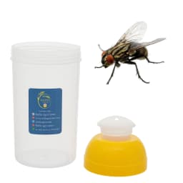 Radhe Agri Poultry Fly Trap Jar, Reusable, Eco-Friendly, Chemical Free For Farms And Animals 3
