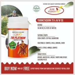 Agriventure THI-PLATINUM Thiamethoxam 75% SG Insecticide, Protection Against Major Sucking Pests 4