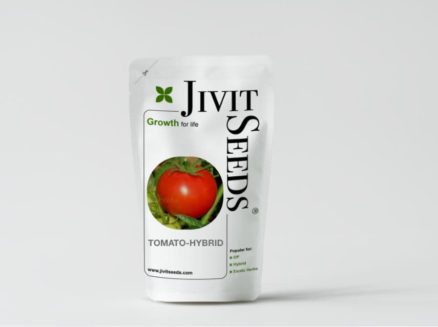 Jivit F1 Hybrid Tomato Seeds JS Red Ball, Tamater Ke Beej, Determine Vigorous Growing Variety. - Image 3