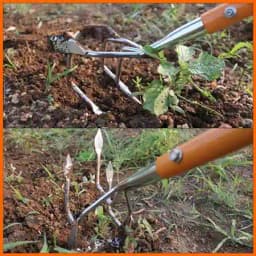 Mahan Manual Heavy Duty 2 in 1 Hand Weeder - Garden Hoes - Multi Star Culti-Weeder 5