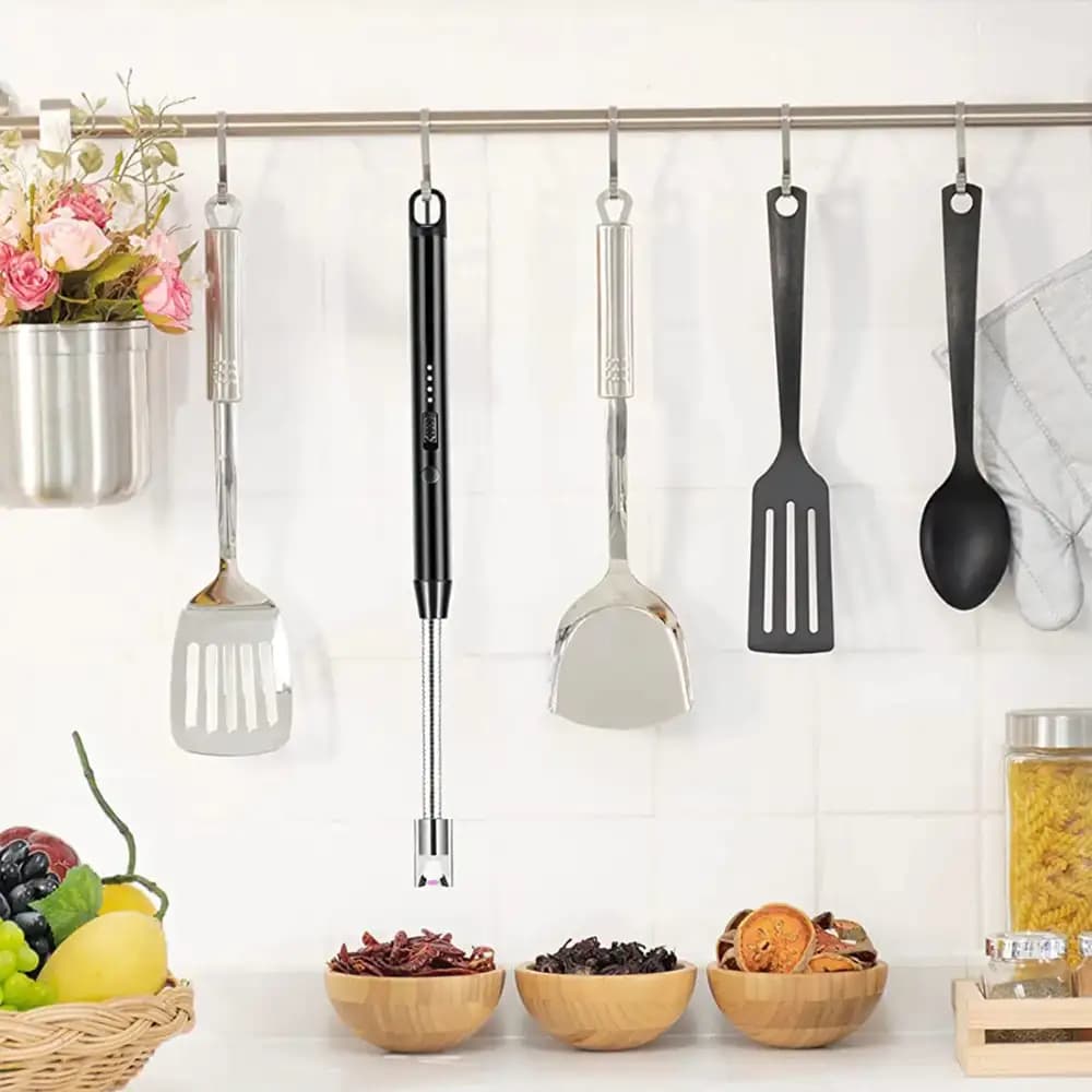 Electric ARC Plasma Lighter, Long Flexible, USB Rechargeable, Windproof Flameless Plasma - Image 4