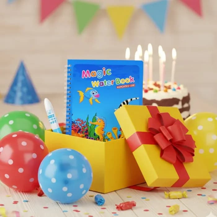 Magic Water Quick Dry Book Water Coloring Book Doodle With Magic Pen Painting Board - Image 10