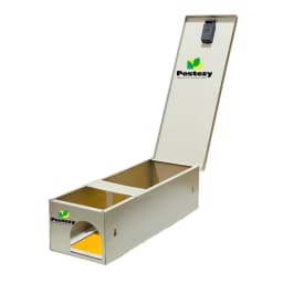 Pestezy Roda Box, Rodent Box Push Lock Rat Trap, Rodent Bait Station, Powder-Coated Mild Steel, Indoor And Outdoor Use 5