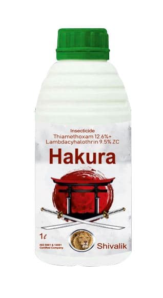 Shivalik Hakura Thiamethoxam 12.6% + Lambda Cyhalothrin 9.5% ZC Insecticide, Best For Thrips, Aphids and Fruit Borer