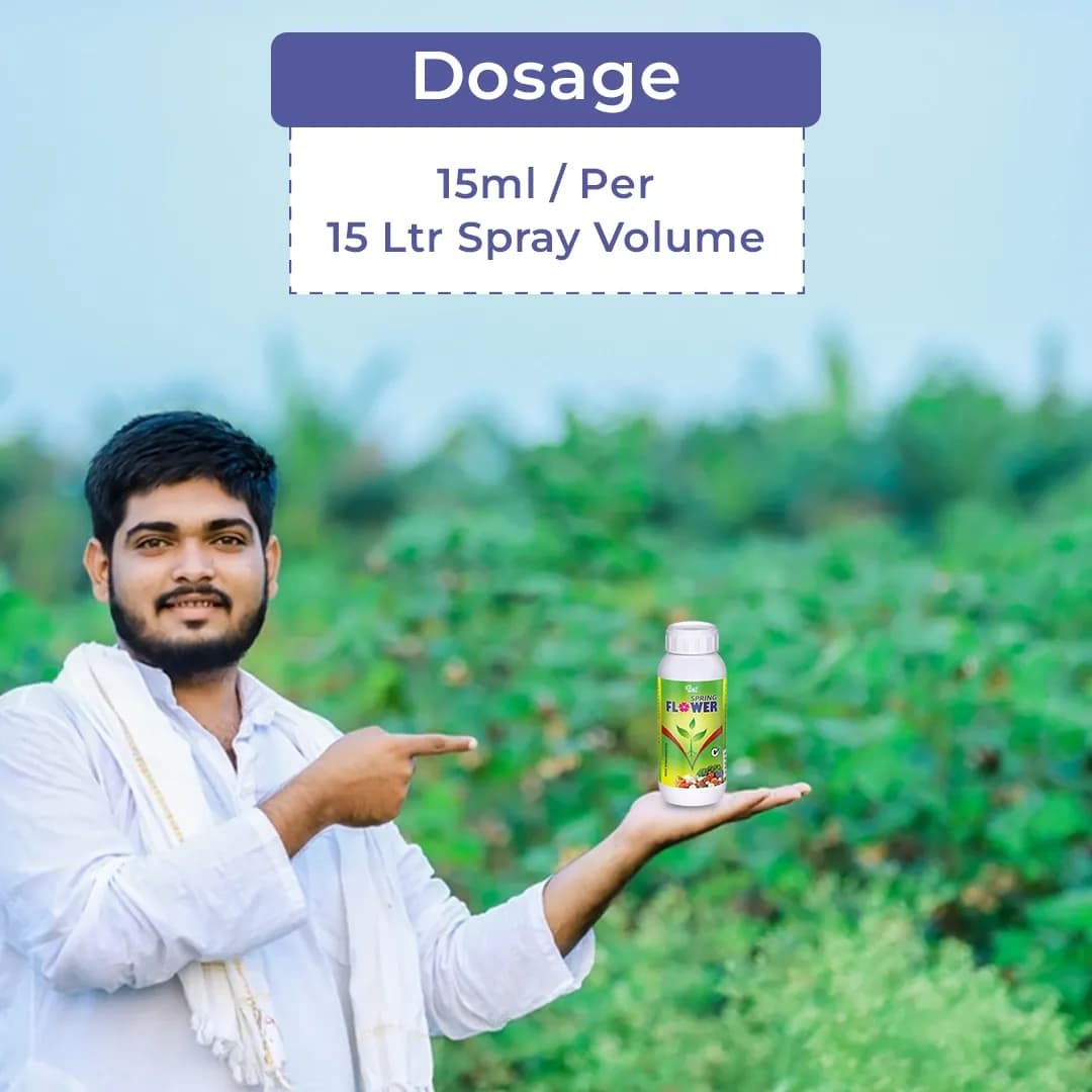 स्प्रिंग फ्लावर - फूलों की मात्रा बढ़ाने और तेजी से विकास के लिए विशेष जैव उत्तेजक। - Image 5