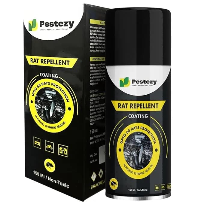 Pestezy Rat Repellent Spray Ayunix, Anti-Rodent Repellent Spray For Car, Bikes Engines, Etc. - Image 3
