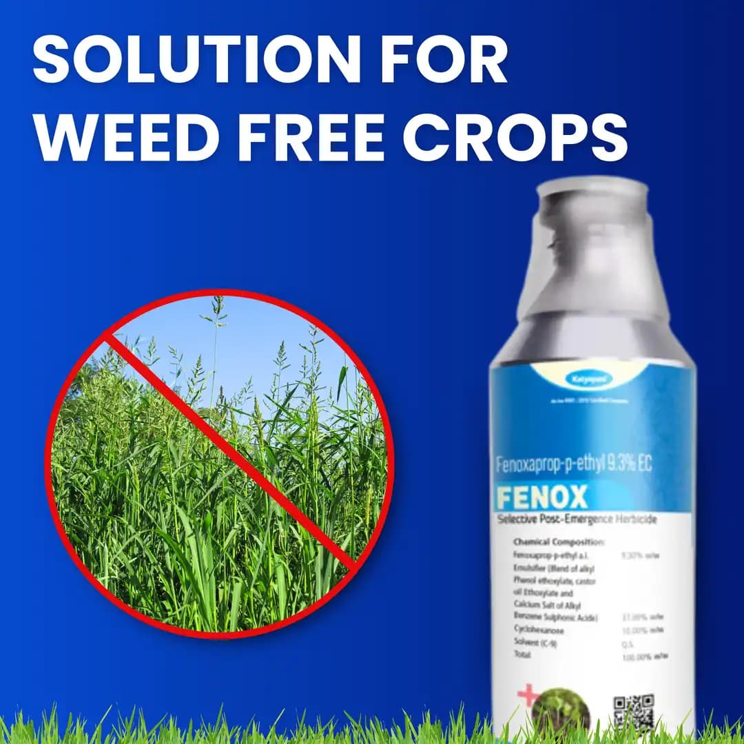 Katyayani FENOX Fenoxaprop-P-Ethyl 9.3% EC Herbicide, for Plants and Crops Soybean Rice Cotton Blackgram Onion Etc - Image 2