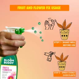 BloomBuddy Fruit and Flower Fix, Organic Liquid Fertilizer with NPK & Micronutrients 5