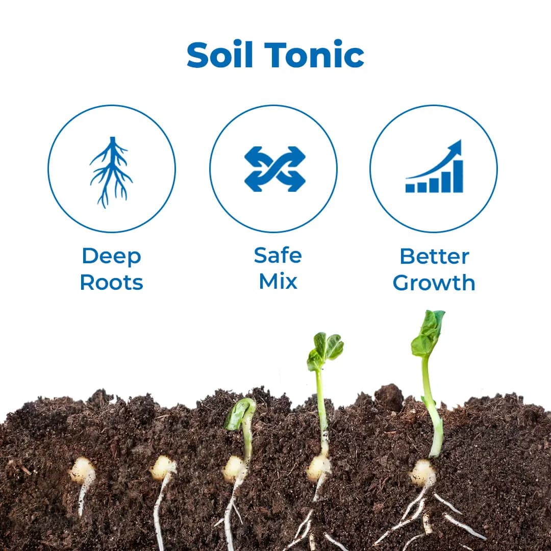हिफील्ड ऑर्गेनिक्स ह्यूमिक इको - ह्यूमिक एसिड, फुलविक एसिड, जड़ वृद्धि, पौधों की वृद्धि, पोटेशियम ह्यूमेट - Image 3