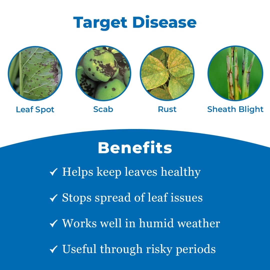 एग्रीवेंचर हेक्साज़ोल (हेक्साकोनाज़ोल 5% एससी) कवकनाशी, स्टिकर के साथ अनुकूलता - Image 3