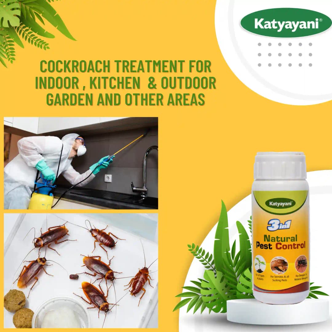 3 in 1 Organic Pesticide for Plants and Garden + Indoor Home Insecticide Spray Flower Fruit Vegetable Concentrated , All in One Pest Control Solution - Image 2