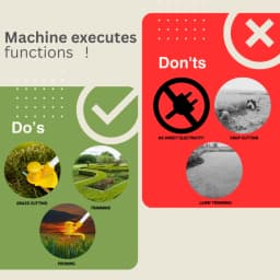 Farmio Sudarshan Brush Cutter For Grass Cutting, Trimming 14000 RPM Speed For Agriculture And Garden Use 4