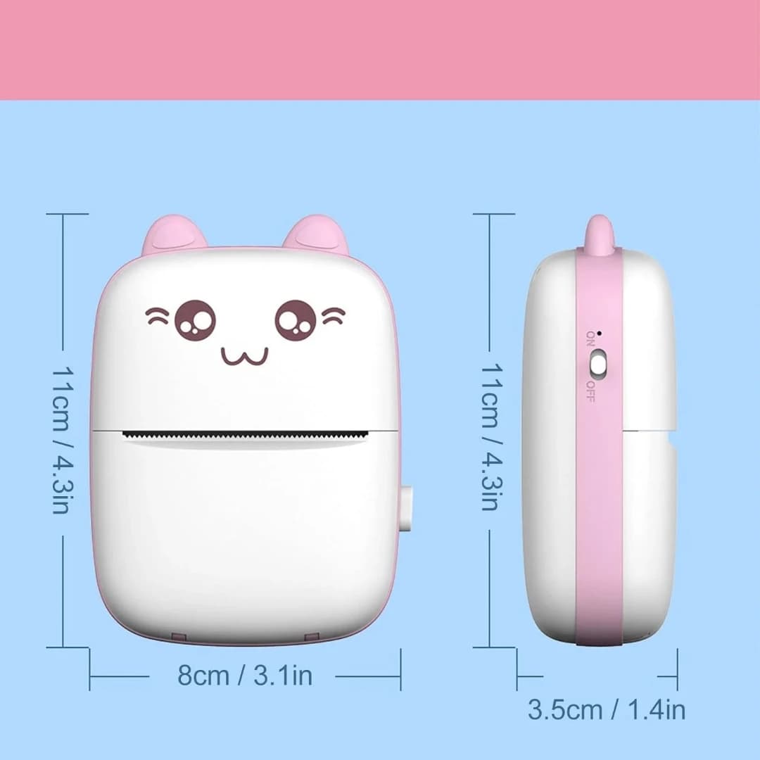 Pocket Mini Bluetooth Thermal Printer, Wireless Smart Printer For Photos (Includes 1 Roll Paper) - Image 8