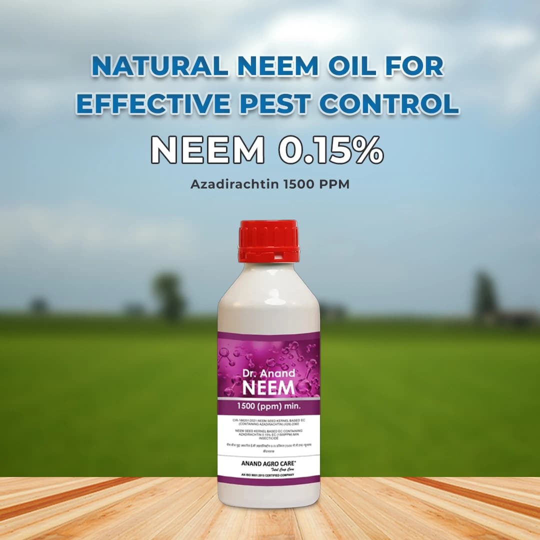 Dr. Anand Neem 0.15% Bio Insecticide, Prepared From Azadirachtin 1500 PPM and Neem Seeds Kernels Extract - Image 2