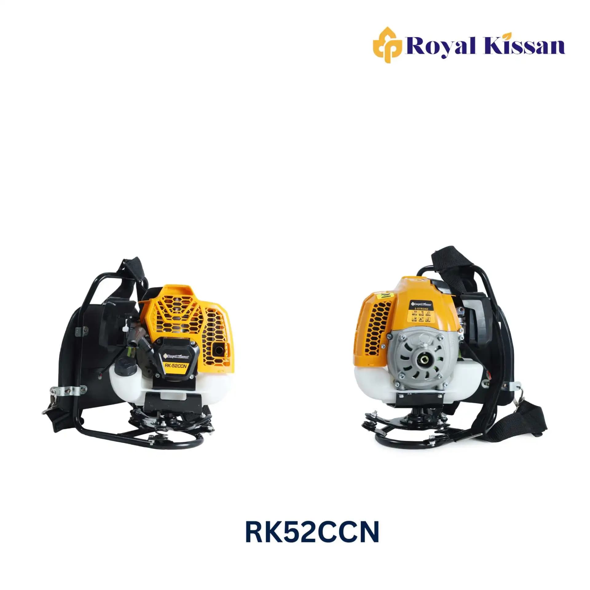 Royal Kissan RK-52CCN Ultra Premium Brush Cutter 2-Stroke Back Pack, RK-BC-UP52-BP Petrol Engine 80T-2T Nylon Trimmer, Gardening, Lawn Grass Trimming - Image 2