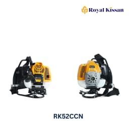 Royal Kissan RK-52CCN Ultra Premium Brush Cutter 2-Stroke Back Pack, RK-BC-UP52-BP Petrol Engine 80T-2T Nylon Trimmer, Gardening, Lawn Grass Trimming 2