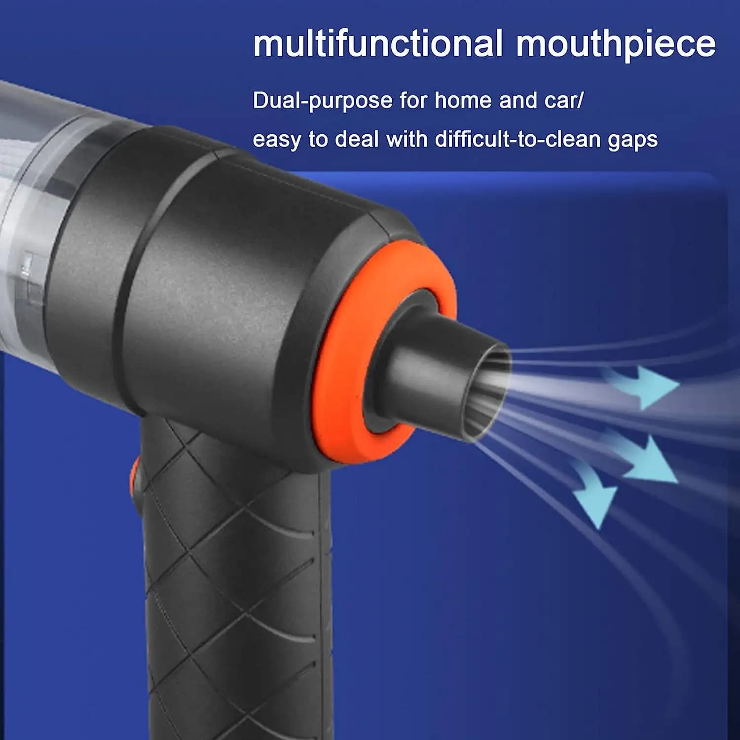 2 In 1 Vacuum Cleaner, Wireless, High Power Handheld And USB Rechargeable, Ideal For Car Interiors, Home And Office - Image 2