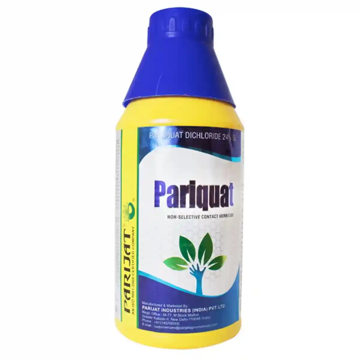 Parijat Pariquat Paraquat Dichloride 24% SL Herbicide, Which Effectively Controls Broadleaved Weeds And Grasses - Image 1