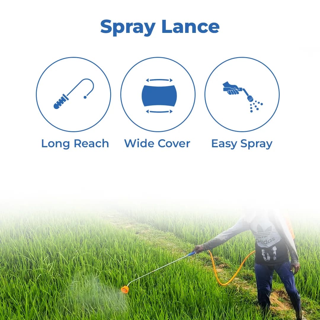 Pad Corp Boom Lance Can Be Attached Any Battery Sprayer Lance Length 8.5 Feet - Image 3