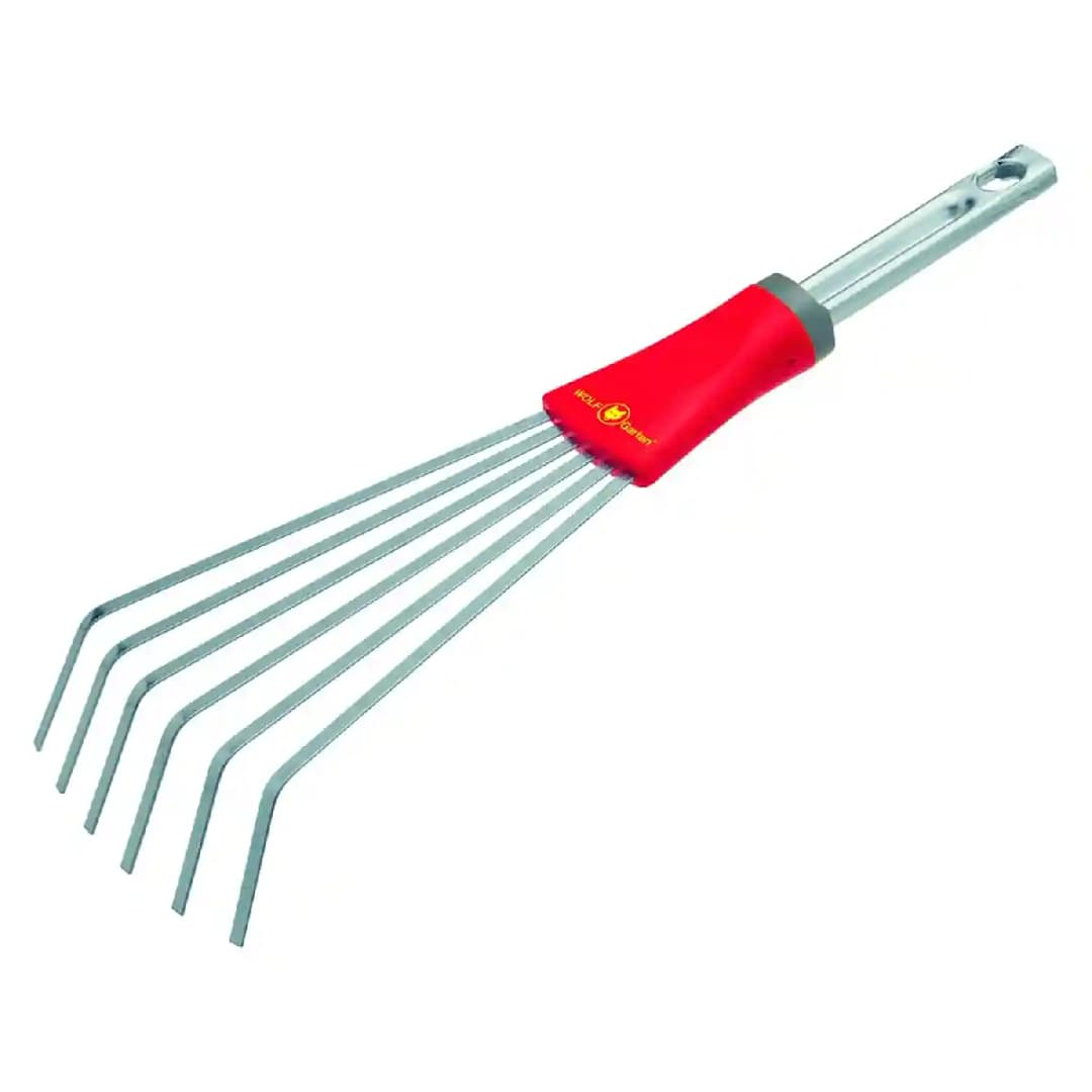 Wolf Garten Small Fan Rake (LD-M) 11.5 cm, Lightweight Small Garden Rake for Easy Handling - Image 5