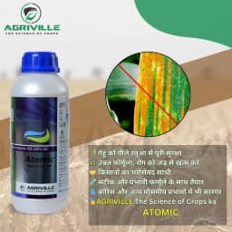 Agriville Atomic Tebuconazole 38.39% SC Fungicide, Fungal Disease Control For Rust And Mildew 2