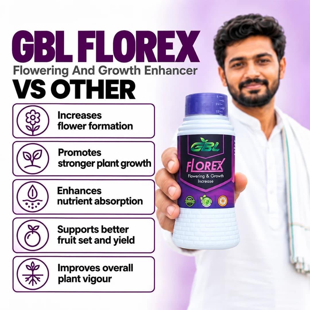 GBL Florex Flowering And Growth Enhancer, Branching And Yield Boost In All Crops - Image 3