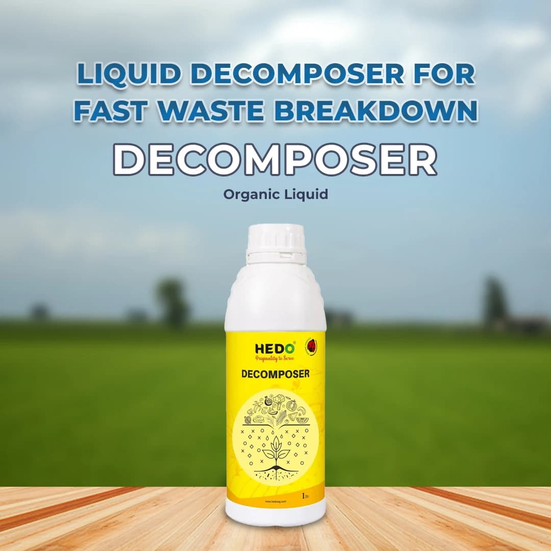 HEDO Waste Decomposer Liquid, Organic Liquid For Decomposition of Waste of Agriculture, Kitchen, Garden & Farming - Image 2