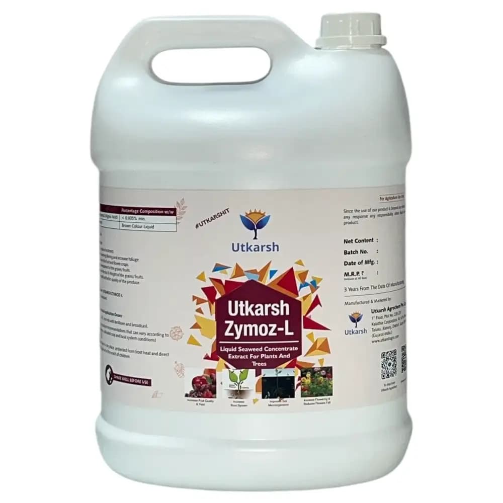 Utkarsh Zymoz-L Seaweed Concentrate Extract Biostimulant, Fertilizer For Plants Home Garden And Trees - Image 9