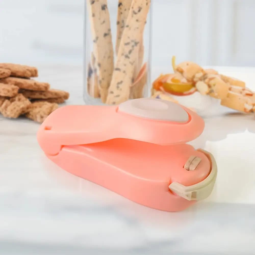 Mini Plastic Hand Sealing Machine, Hand Held Mini Heat Sealer For Plastic Bags Home Use - Mix Color - Image 12
